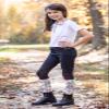 Anni Lyn Sportswear Girl's Boot Socks - One Size (Vibrant Horses) view 3