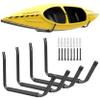 WALMANN Lightweight Kayak Storage Rack, Wall Mount Kayak Hooks for Garage Utility Storage Hangers for Canoe, Surfboard, Skiis, Snowboard, Paddle Board, Ladders view 1