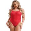 YiZYiF Womens Adult High Cut Thong Bikini Bodysuit Nightwear One Piece Monokini Swimsuit Red C One Size view 2