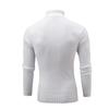 Autumn Winter Sweater Men Turtleneck Sweaters Pullover Slim Knitted Jumper Tops Wine Red XL view 4