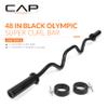 CAP Barbell Olympic Super Curl Bar, Black (2-Inch) view 2