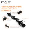 CAP Barbell Olympic Super Curl Bar, Black (2-Inch) view 3