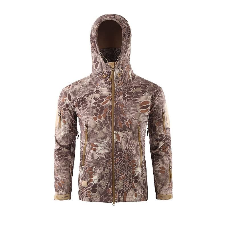 Tactical Hoody Softshell Jacket Outdoor Sports Camouflage Coat Combat Clothing BDU Airsoft Hunting Shooting Battle Dress