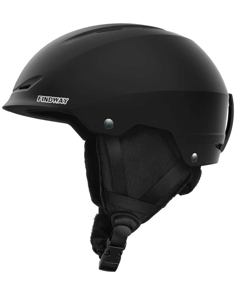 Findway Ski Helmet [Upgrade] Snowboard Helmet for Adults,[Goggles Friendly] Durable ABS Shell, Protective EPS Foam & Adjustable Dial, Snow Sport Helmet for Men, Women & Youth