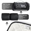 EverSnug Large Waterproof Outdoor Blanket Value Bundle - Camping Blanket for Cold Weather, Picnic, Stadium, Park, & Car Use - Machine Washable | Color Includes Black & Grey view 4