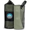 Youphoria Microfiber Travel Towel Fast Drying Lightweight - Quick Dry Towel for Camping, Beach, Backpacking, Hiking, & Sport Army Green view 1