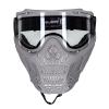 HK Army HSTL Skull Paintball Goggle/Airsoft Mask (Grey, Clear) view 3