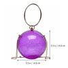 Box Messenger Bag Purple Pearl Ball Mini Women's Pvc view 2