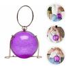 Box Messenger Bag Purple Pearl Ball Mini Women's Pvc view 3