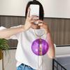 Box Messenger Bag Purple Pearl Ball Mini Women's Pvc view 4