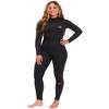 Billabong Womens 3/2mm Synergy Back Zip Fullsuit - Wild Black | 10 view 1
