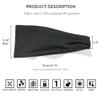 5 Pack Sports Black Headband for Men, Breathable Mesh Design, Reused & Washed Mens Headband Sweat Bands for Running Yoga,Fitness Workout (5 Black) view 3