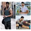 5 Pack Sports Black Headband for Men, Breathable Mesh Design, Reused & Washed Mens Headband Sweat Bands for Running Yoga,Fitness Workout (5 Black) view 4