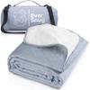 EverSnug Large Waterproof Stadium Blanket Value Pack - Machine Washable Picnic Blanket - Great for Festival, Park, Beach, Tent Camping & Concert | Color Includes Camo & Grey view 3