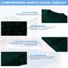 SPVISE Compression Shirt Men Long Sleeve Workout Gym Baselayer Top Green view 4