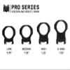 Monstrum Pro Series 7075 Aluminum Scope Rings | 30 mm | Low Profile view 4