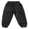 Kvysinly Boys Cargo Pants Athletic Sports Casual Jogger Harem Pants Dungarees Trousers Street Hip Hop Dance Sweatpants Black 10 Years view 4