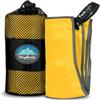 Youphoria Microfiber Travel Towel Fast Drying Lightweight - Quick Dry Towel for Camping, Beach, Backpacking, Hiking, & Sport Sunshine Yellow view 1