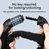 Bicycle Locks Heavy Duty Anti Theft Bike Lock Bike Lock Chain Combination,Bike Chain Lock Bicycle Locks,Bicycle Locks Heavy Duty Codes Cycle Chains,Cycling Moto Door Gate Fence view 4