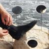 XUKER Premium Neoprene Diving Boots, 3mm & 5mm Water Shoes GBS Wetsuit Booties Side Zipper with Anti-Slip Rubber Sole view 2