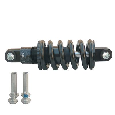 Jejy Bicycle Rear Biliary Spring Shock, Mountain Bike Rear Shock Absorber, Black Without Damping Bike Accessories (Color : 1500lbs, Size : 165mm)