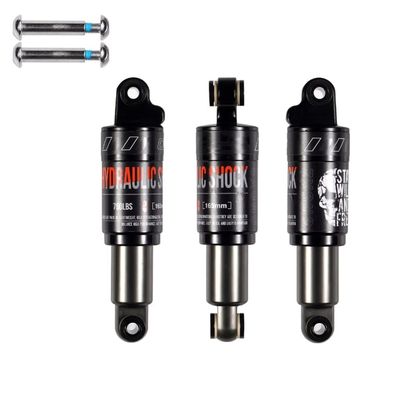 Jejy 750lbs Mountain Bike Oil Spring Shock Absorber, Bicycle Oil Spring Shock Bike Rear Shock Absorber Black (Color : 750lbs, Size : 200)