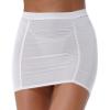 Linjinx Women's Micro Mini Hip Skirt Lace Semi Transparent Bodycon Short Skirt Sheer Stretchy Ultrashort Skirts White One Size view 1