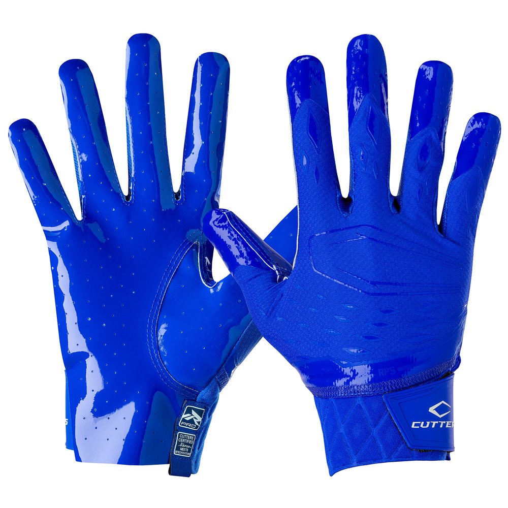 Cutters Rev Pro 5.0 Receiver Gloves Solid Royal M