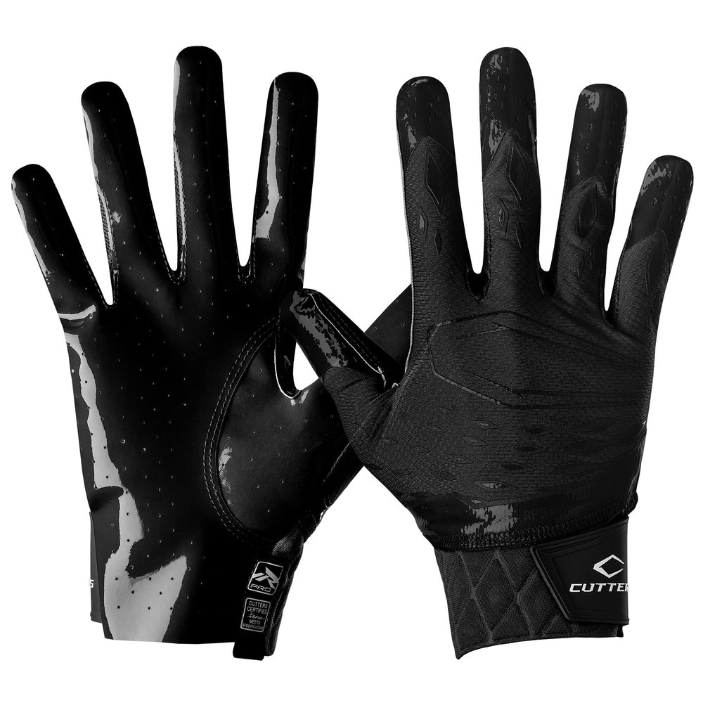 Cutters Rev Pro 5.0 Receiver Gloves Solid Black M