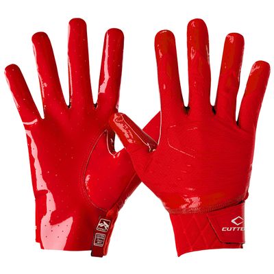 Cutters Rev Pro 5.0 Receiver Gloves Solid Red M