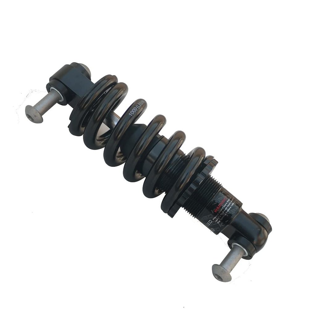 Jejy MTB Rear Suspension Shock Absorber, Coil Spring 1000Lbs 150mm X 30mm 160mm X 38mm 190mm X 50mm with Extra Bushing (Pounds : 1000lbs, Size : 125mm)