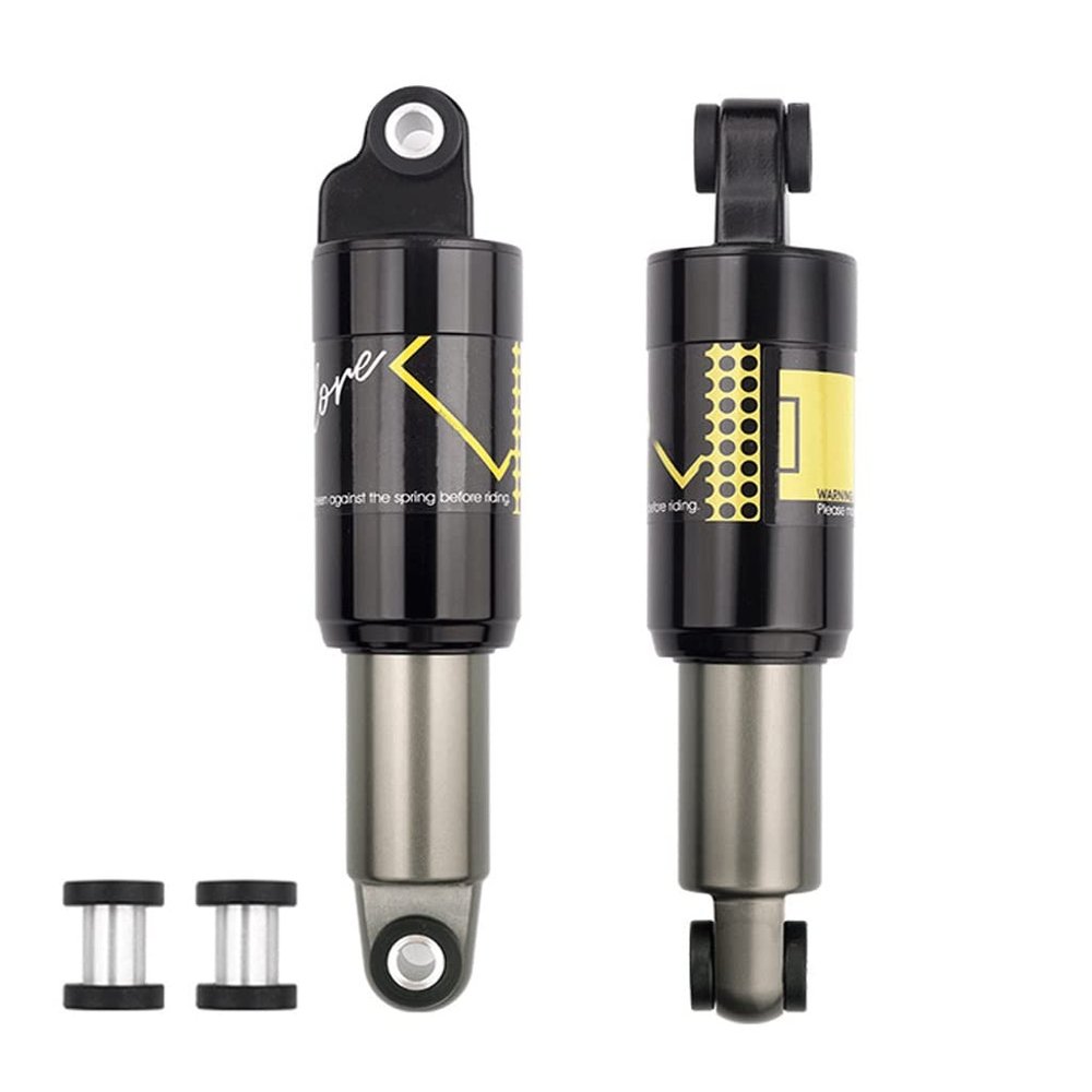 Jejy Bike Rear Shock Absorber, Bicycle Oil Spring Shock Bike Rear Shocks 650lbs 125/150/165/185mm (Pounds : 650lbs, Size : 150mm)
