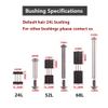 Jejy Bike Rear Shock Absorber, Bicycle Oil Spring Shock Bike Rear Shocks 650lbs 125/150/165/185mm (Pounds : 650lbs, Size : 150mm) view 3