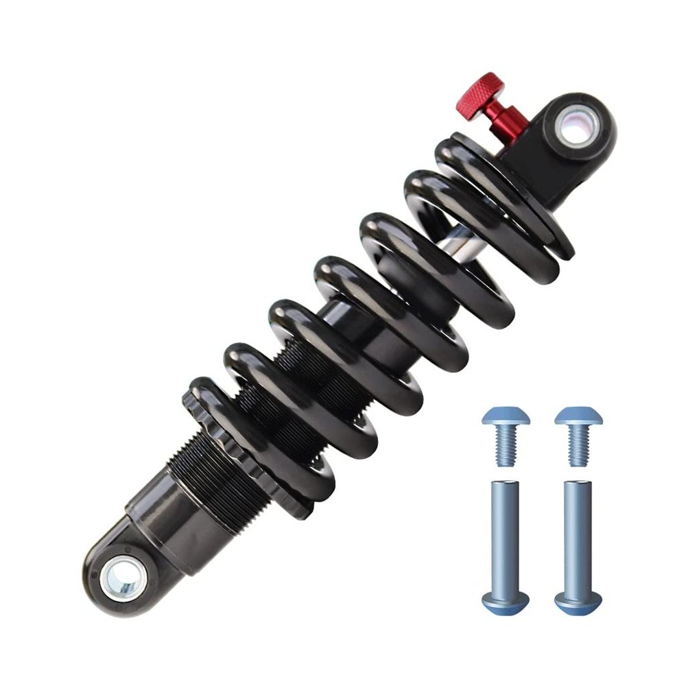 Jejy 165/190mm Rear Shock Absorber Mountain Bike, 750/850/1000lbs Adjustable Hydraulic Damping MTB Shock Body for XC Soft Tail (Pounds : 750lbs, Size : 165mm)