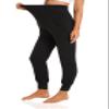 V VOCNI Women's Maternity Pants Maternity Activewear Jogger Track Cuff Sweatpants Over The Belly Stretchy Pregnancy Pants Black 2XL view 2