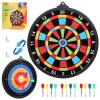 Magnetic Dart Board w/ 12 Darts, Kids Dartboard Gifts, Safe Indoor Outdoor Games for Kids 8-12, Teen Gifts for 6 7 8 9 10 11 12 13 14 Year Old Boys Girls view 1