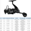 Fishdrops Spinning Fishing Reels 12+1BB Ultra Lightweight Carved Aluminum Spool Reels Affordable Smooth Spinning Reels view 4