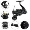 Fishdrops Spinning Fishing Reels 12+1BB Ultra Lightweight Carved Aluminum Spool Reels Affordable Smooth Spinning Reels view 2