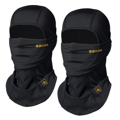 SAITAG Winter Balaclava Ski Mask, Moisture Wicking and Windproof Fleece Thermal Face Mask, Skiing Motorcycle Hood Cold Weather Gear for Men Women