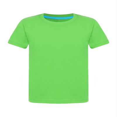 Aislor Kids Boys Girls Crewneck Short Sleeve T-Shirt School P.E Sports Fitness Running Top Undershirt Activewear Green 2-3 Years