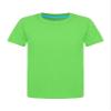 Aislor Kids Boys Girls Crewneck Short Sleeve T-Shirt School P.E Sports Fitness Running Top Undershirt Activewear Green 2-3 Years view 1