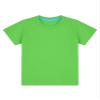 Aislor Kids Boys Girls Crewneck Short Sleeve T-Shirt School P.E Sports Fitness Running Top Undershirt Activewear Green 2-3 Years view 3