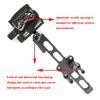 HNZMDY Archery 5 Pin Bow Sights 0.019 Optical Fiber Compound Bow Sight Micro Adjust Tool Less Design for Compound Bows Archery Hunting (Long Pole) view 4