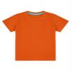 Aislor Kids Boys Girls Crewneck Short Sleeve T-Shirt School P.E Sports Fitness Running Top Undershirt Activewear Orange 5-6 Years view 3