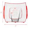 Storgem Replacement Net for Baseball Net,(Net Only),7-Strand Knotless Polyester Net,Fits The 7x7ft Size Baseball Bow Style Frames (Red Pro) view 4