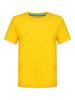 Aislor Kids Boys Girls Crewneck Short Sleeve T-Shirt School P.E Sports Fitness Running Top Undershirt Activewear Yellow 7-8 Years view 1