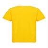 Aislor Kids Boys Girls Crewneck Short Sleeve T-Shirt School P.E Sports Fitness Running Top Undershirt Activewear Yellow 11-12 Years view 2