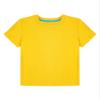 Aislor Kids Boys Girls Crewneck Short Sleeve T-Shirt School P.E Sports Fitness Running Top Undershirt Activewear Yellow 11-12 Years view 3