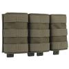 Tactical Triple 5.56 Fast Mag Pouch Molle Open Top Hunting Tactical Nylon Magazine Pouch Airsoft Carrier Pocket(High) view 1