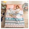 Sleeping Bag Liners Comfortable Cotton Sleeping Bag Liner for All Seasons, Compact Adult Sleeping Bag for Camping Trip Hotel Sheets, with Zipper for Ventilation (Size : 160x215cm/62.99x84.64in) view 1